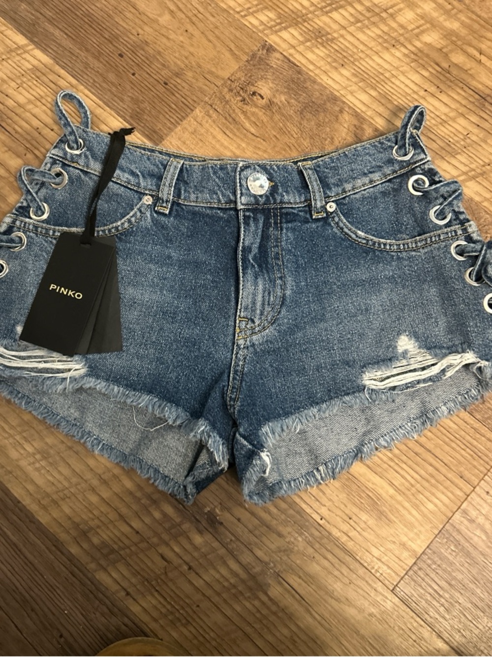 Pinko Denim Women's Blue Shorts